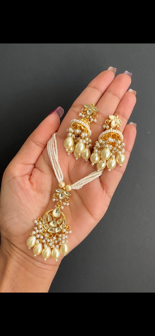 Pachi kundan pendant set