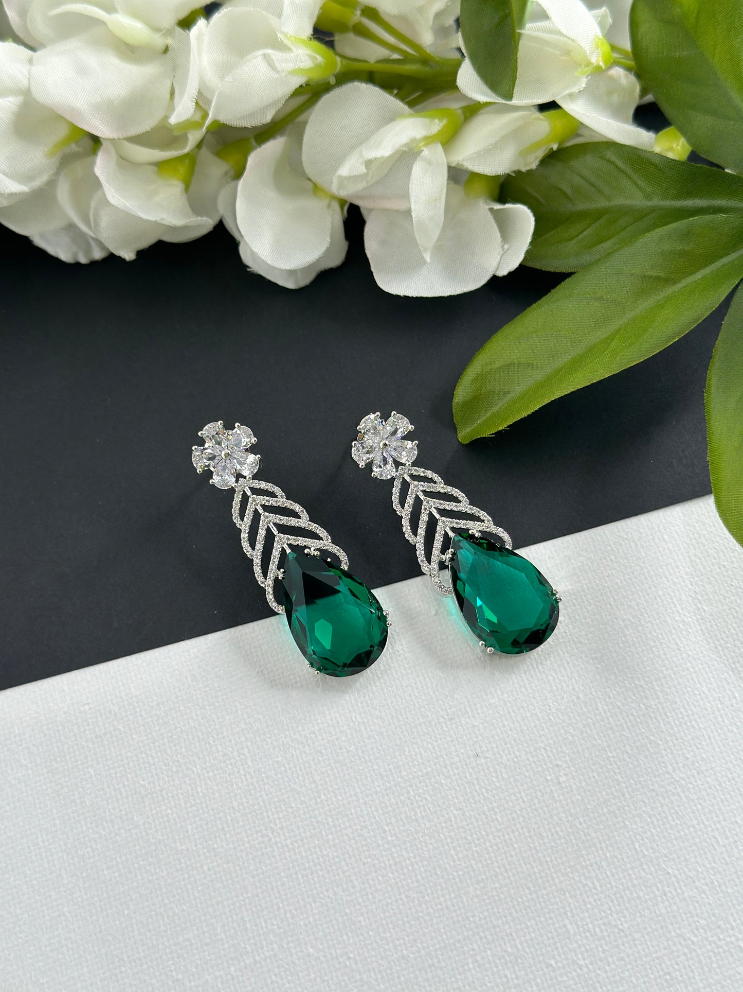 American diamond earrings