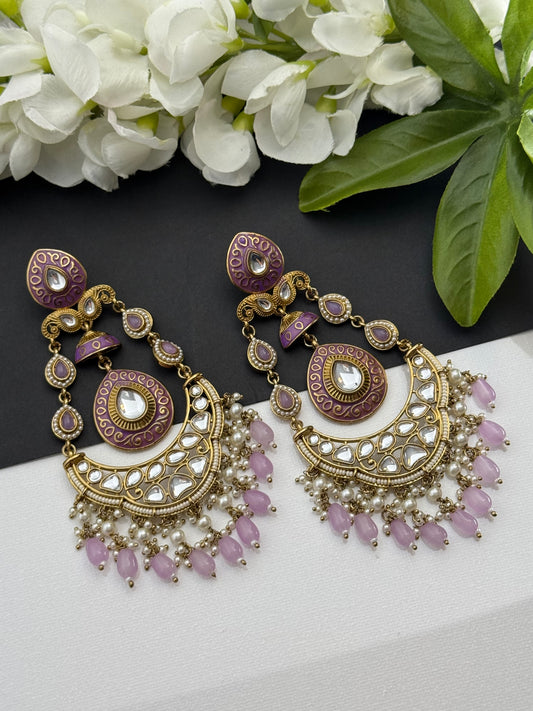 Kundan earrings