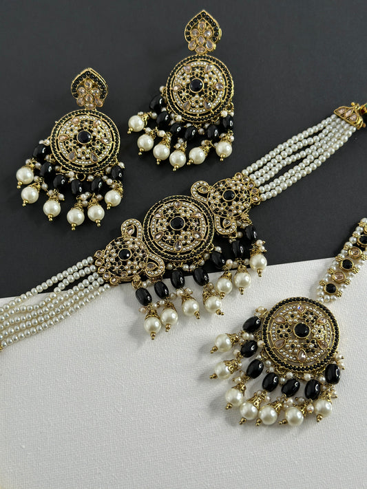 Choker set black