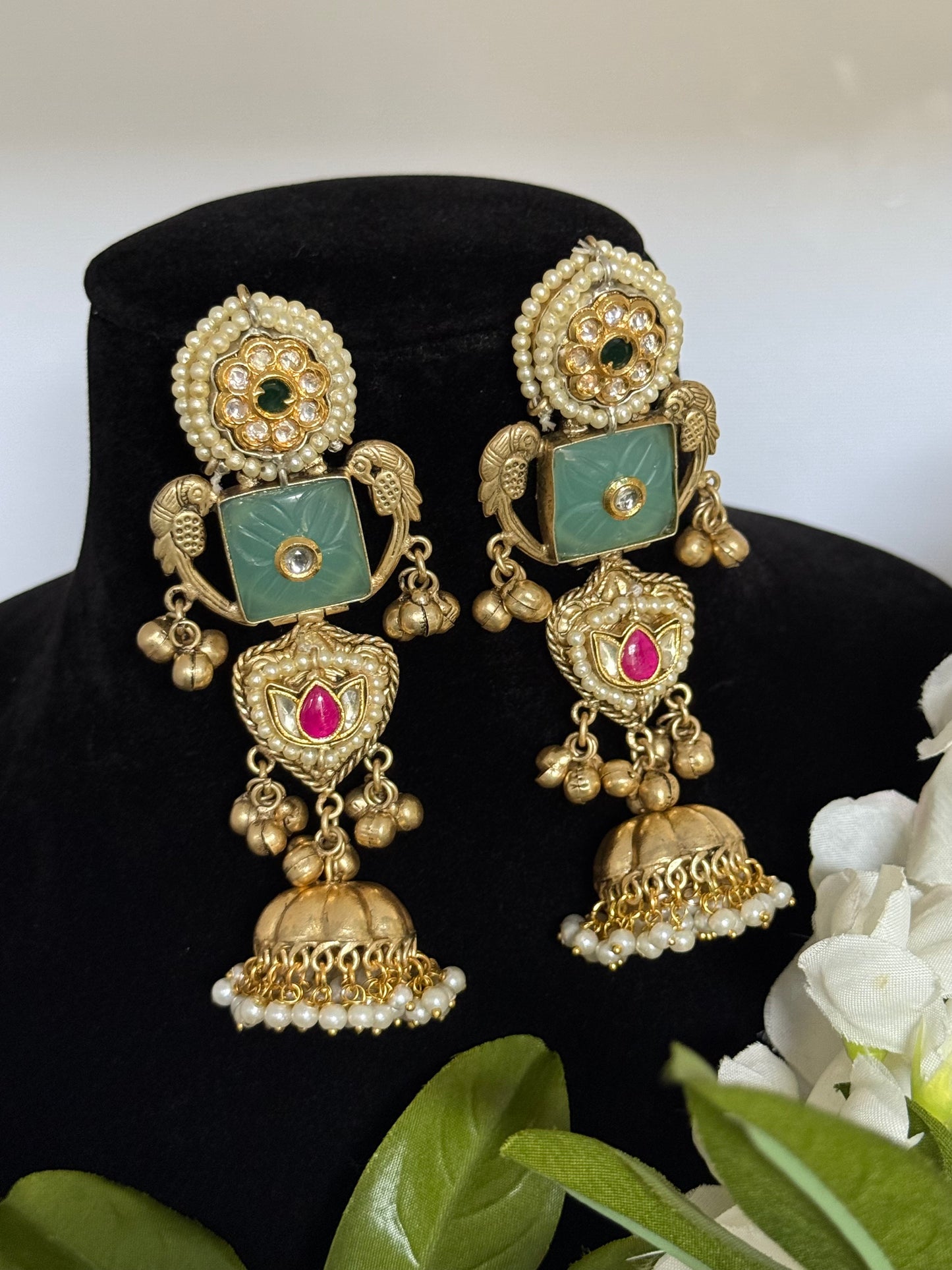 Saanvi Jhumka earrings in premium range