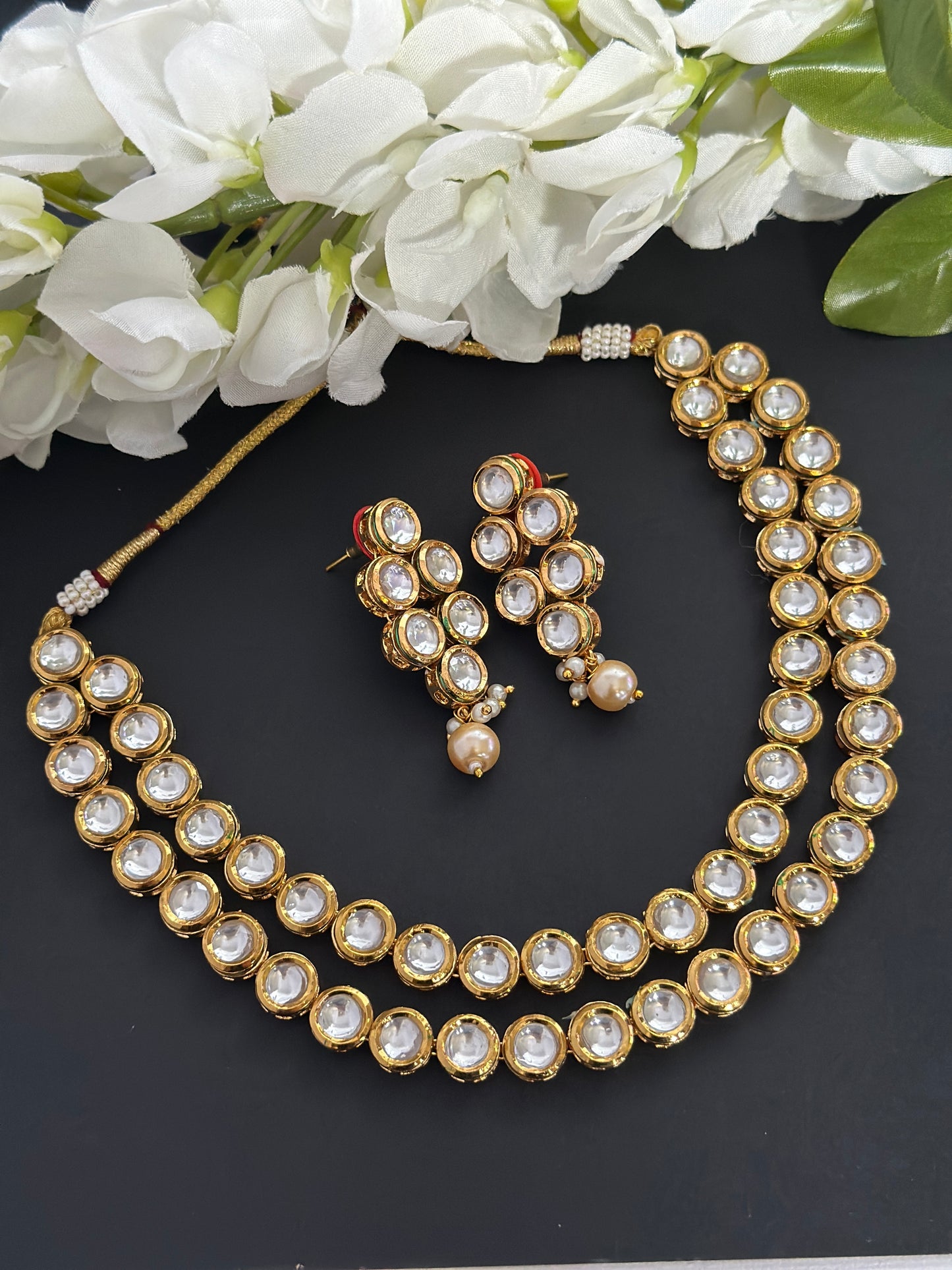 Kundan necklace set