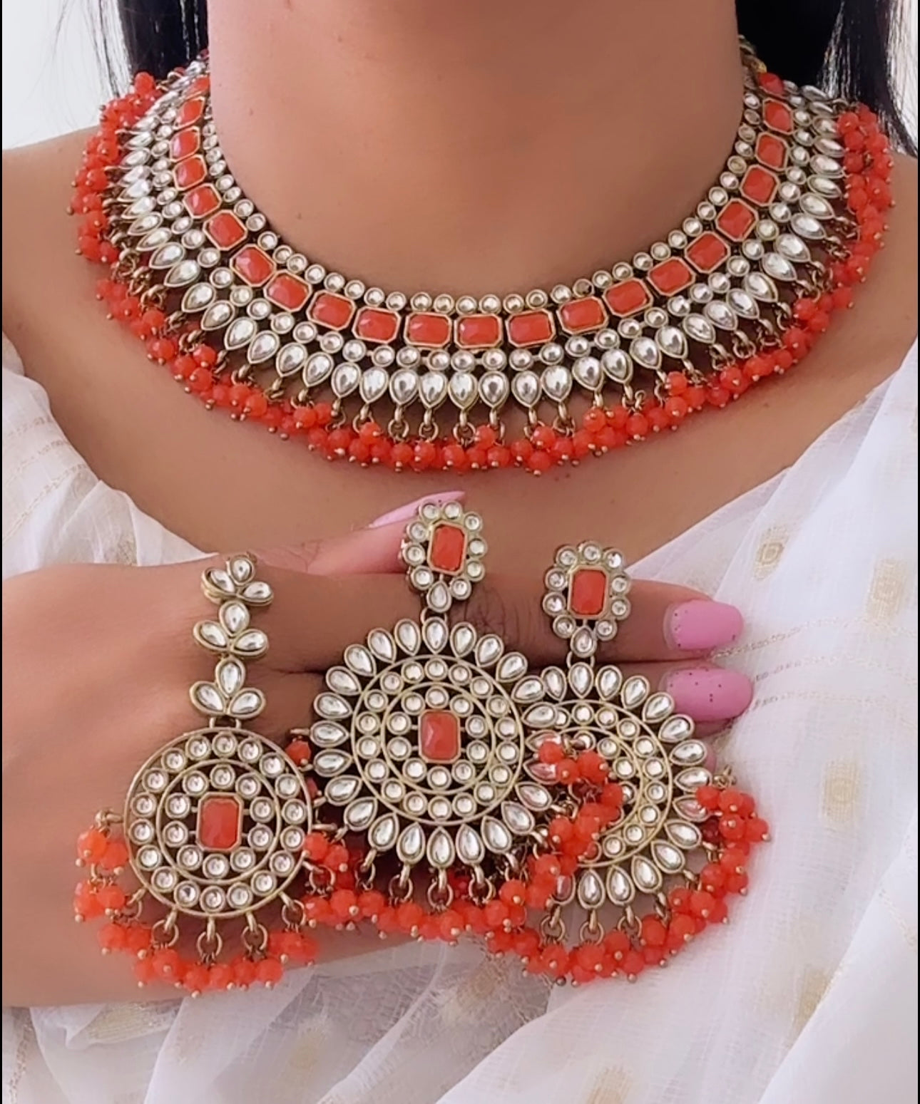 Necklace in kundan