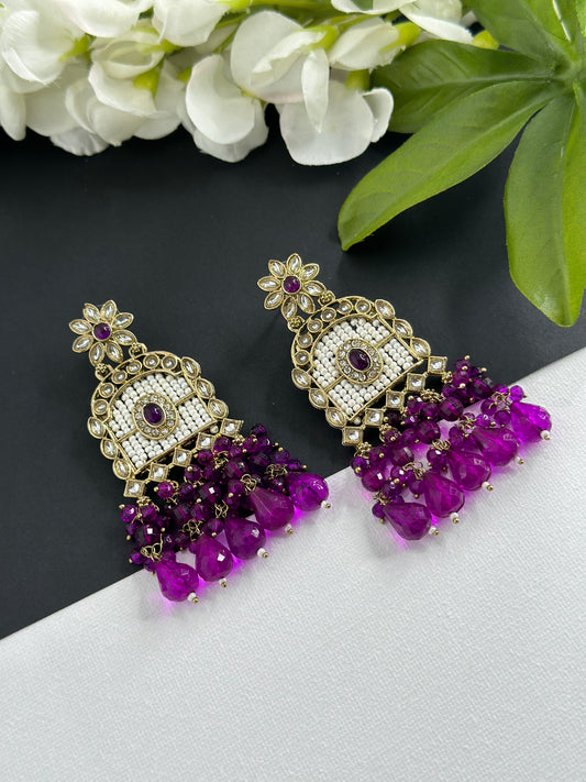 Kundan earrings