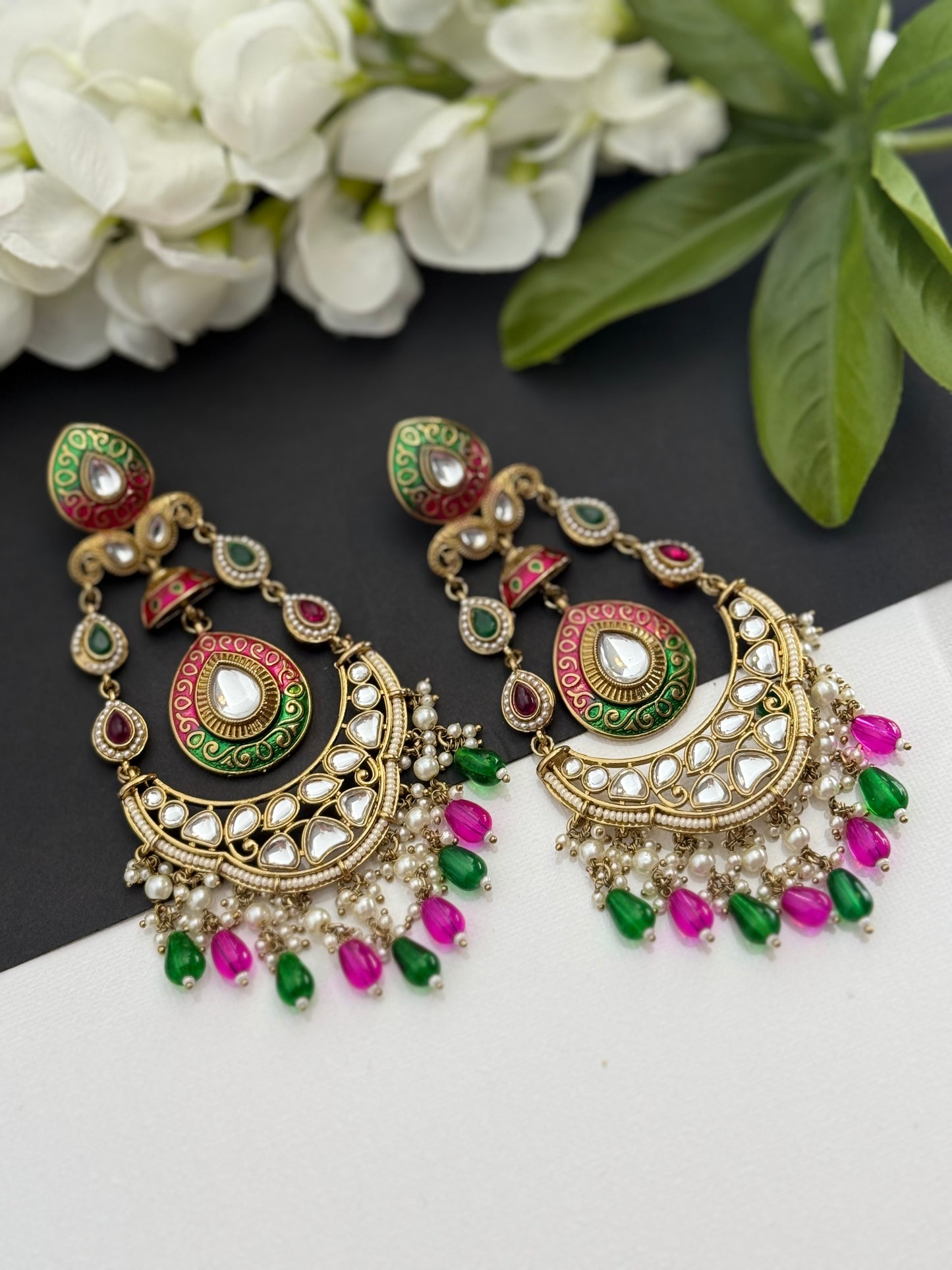 Kundan earrings