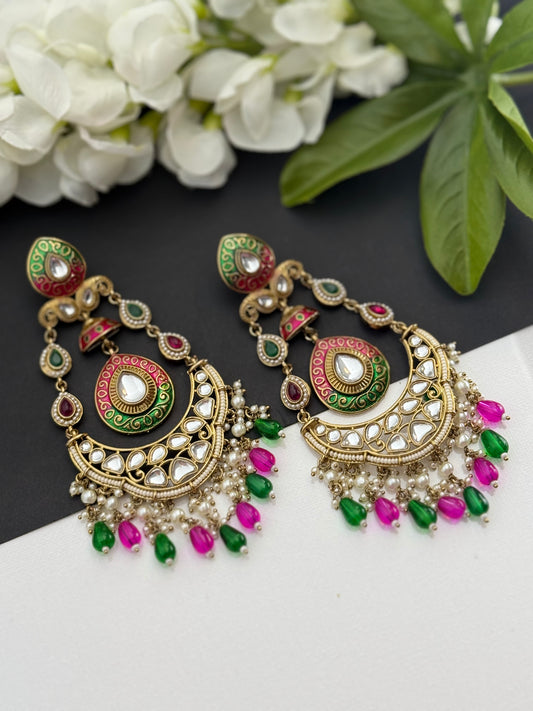 Kundan earrings