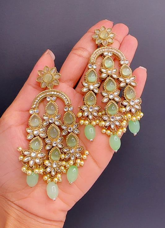 Mint earrings