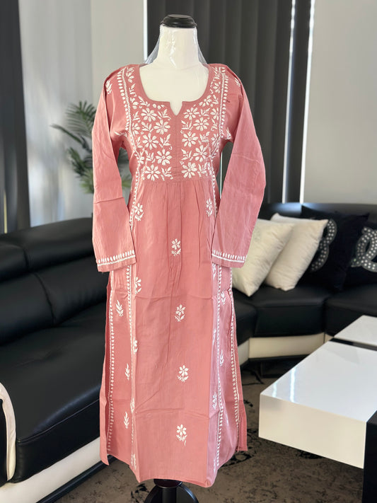 Cotton kurti in Aliya style