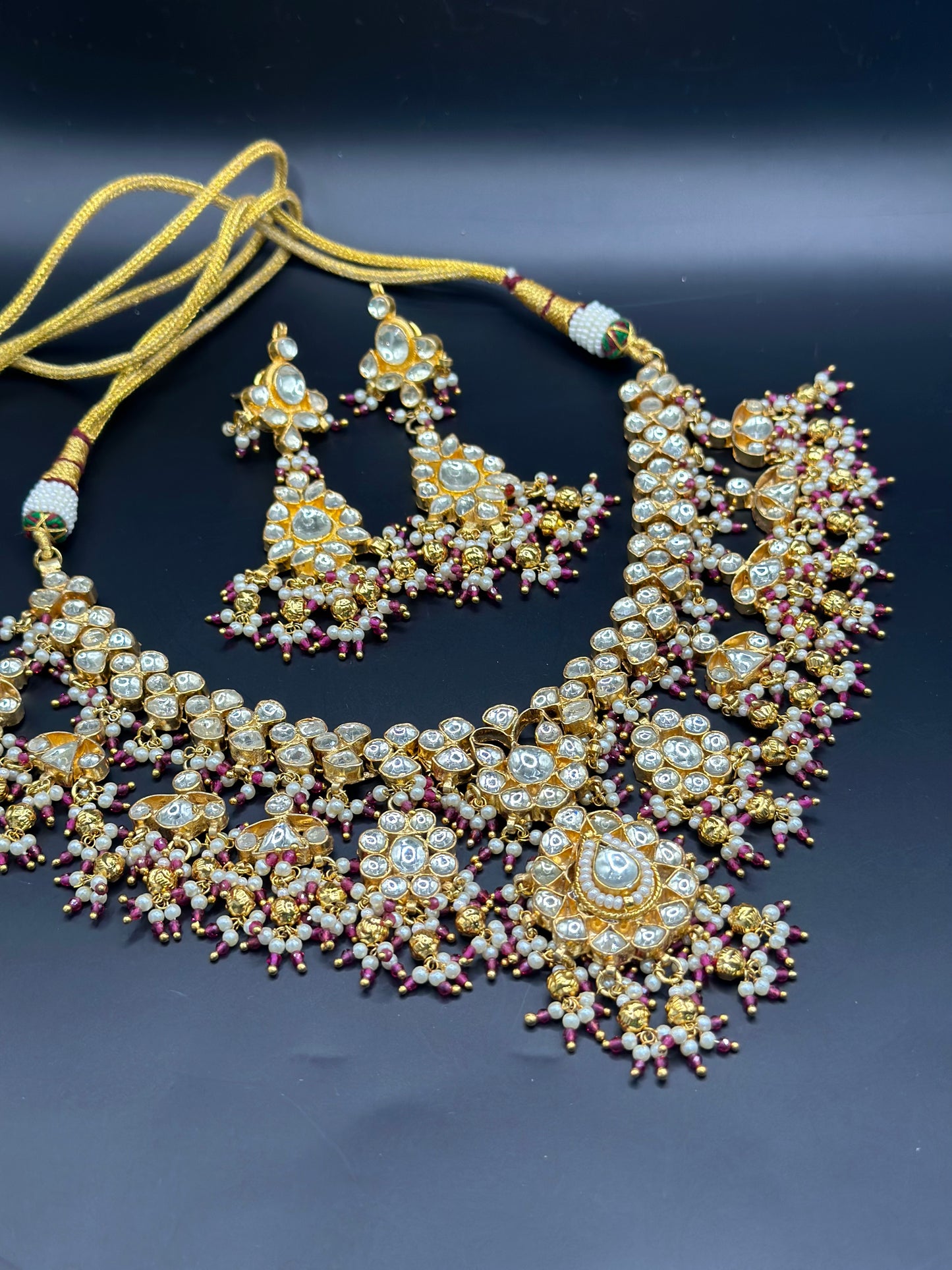 Pachi kundan set