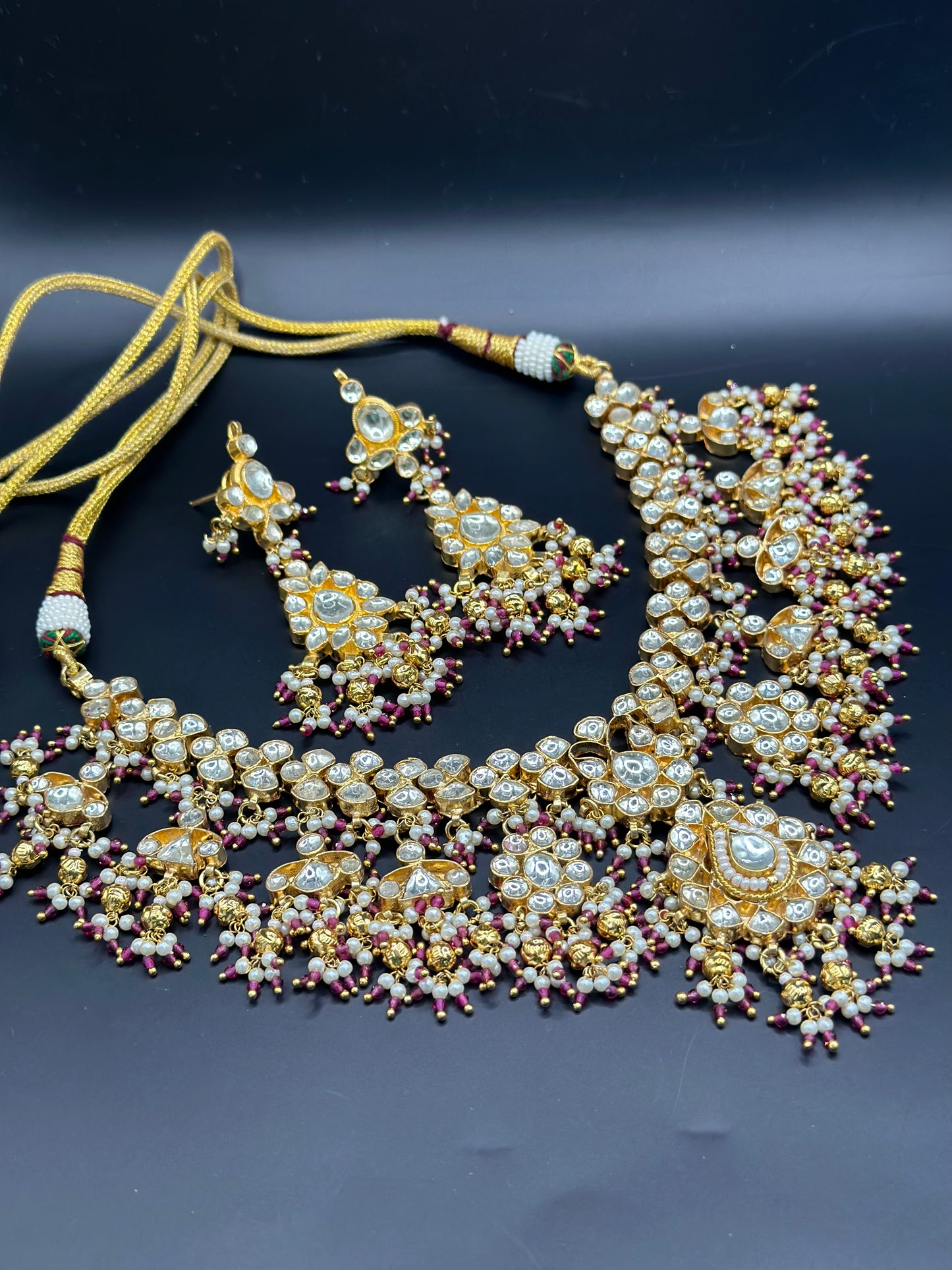 Pachi kundan set