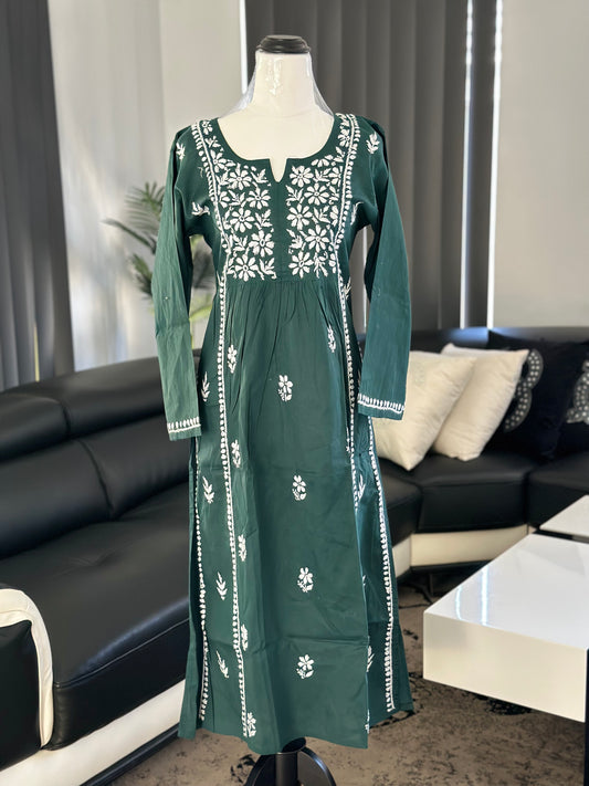 Cotton kurti in Aliya style