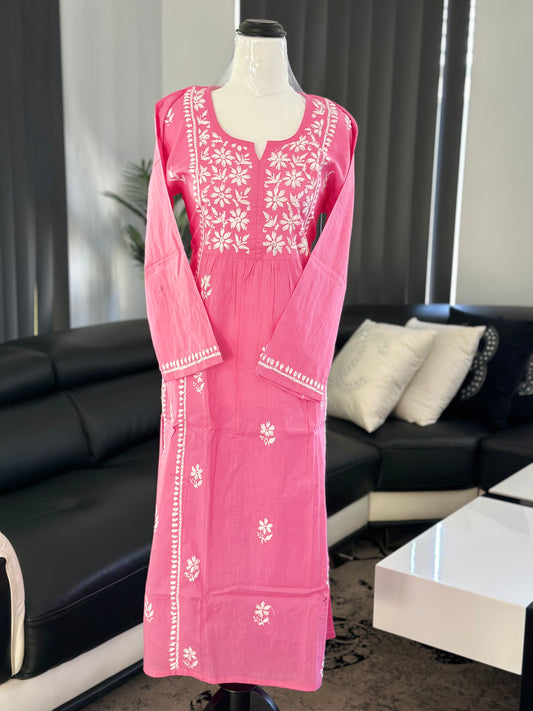 Cotton kurti in Aliya style