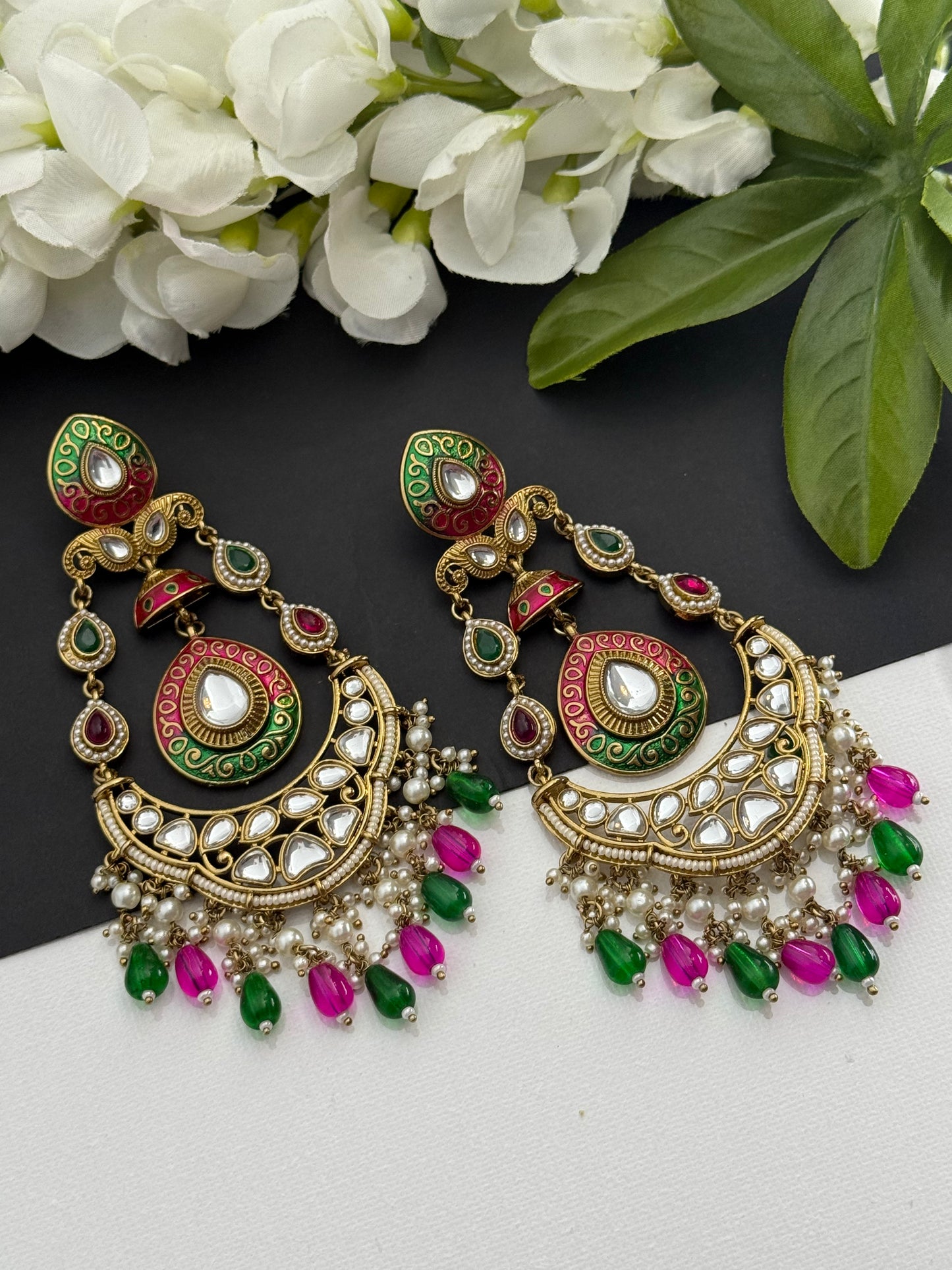 Kundan earrings