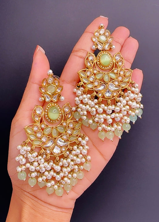 Mint earrings