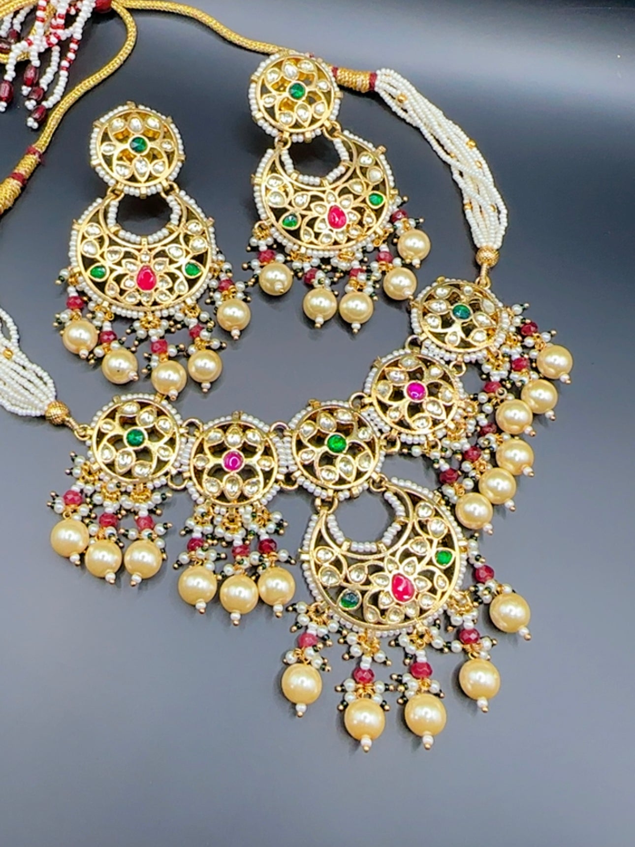 Pachi kundan set