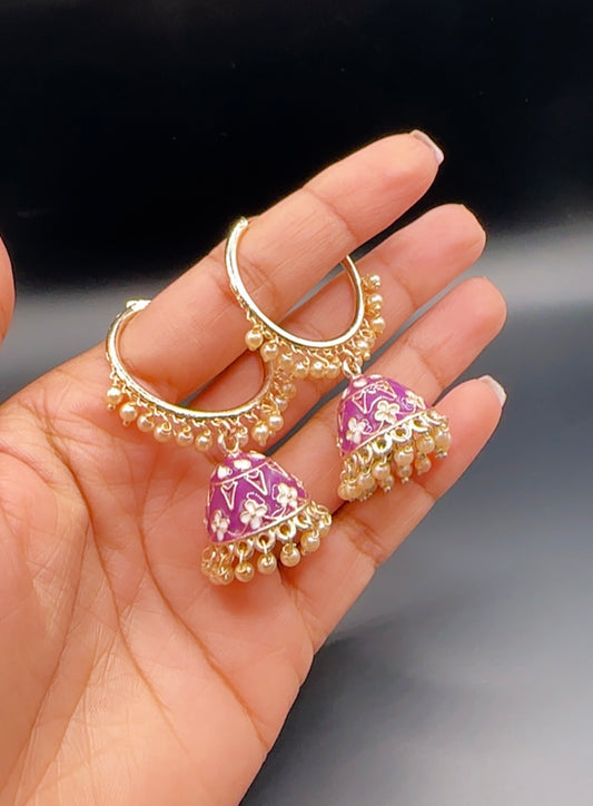 Jhumki hoops