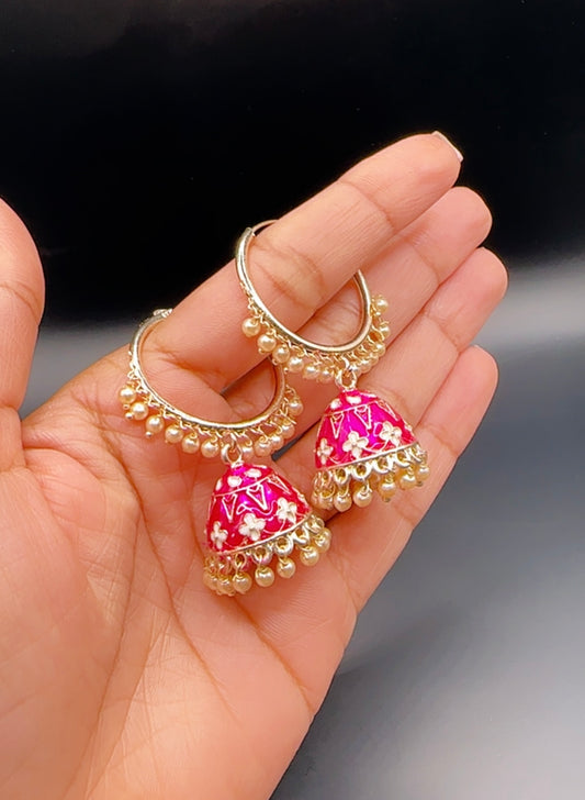 Jhumki hoops