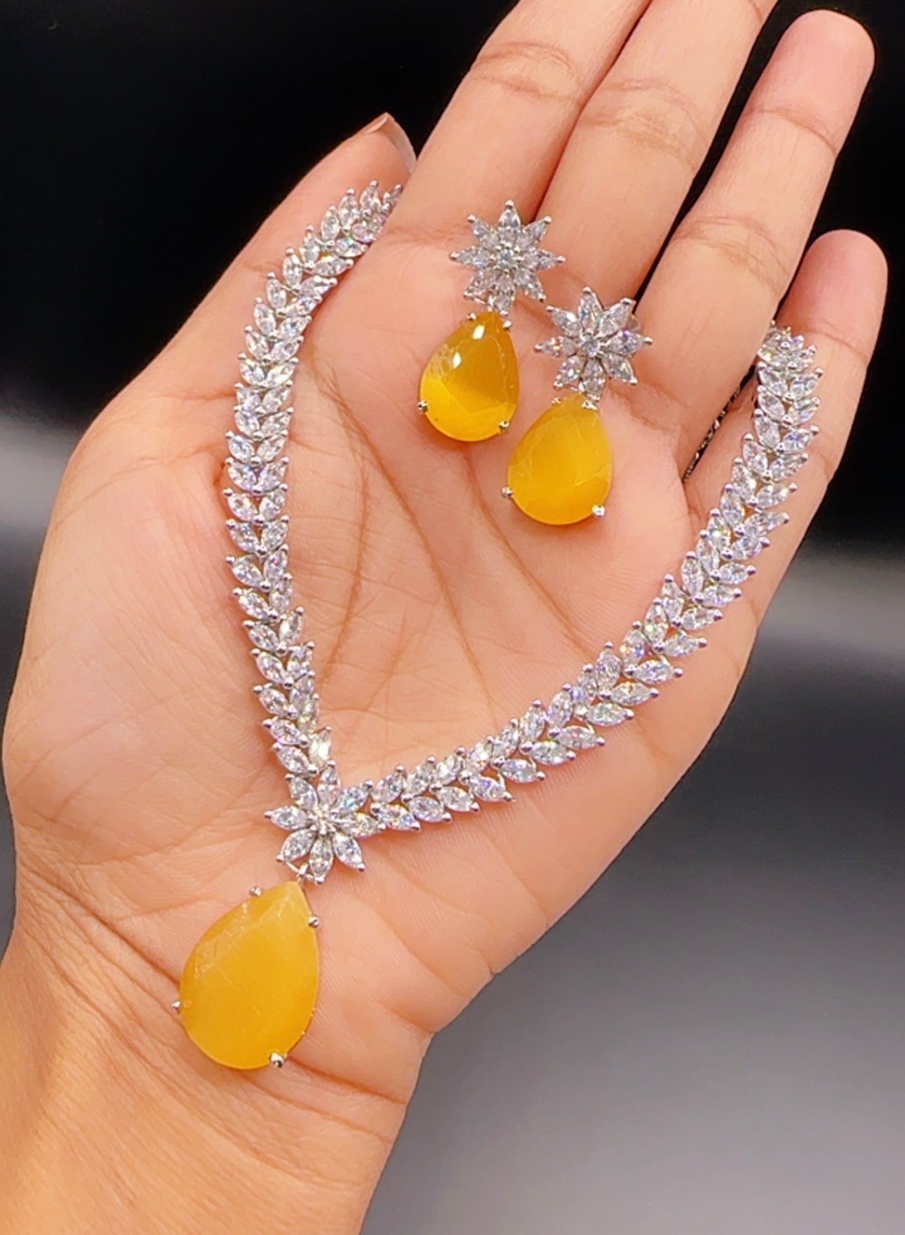 Yellow necklace