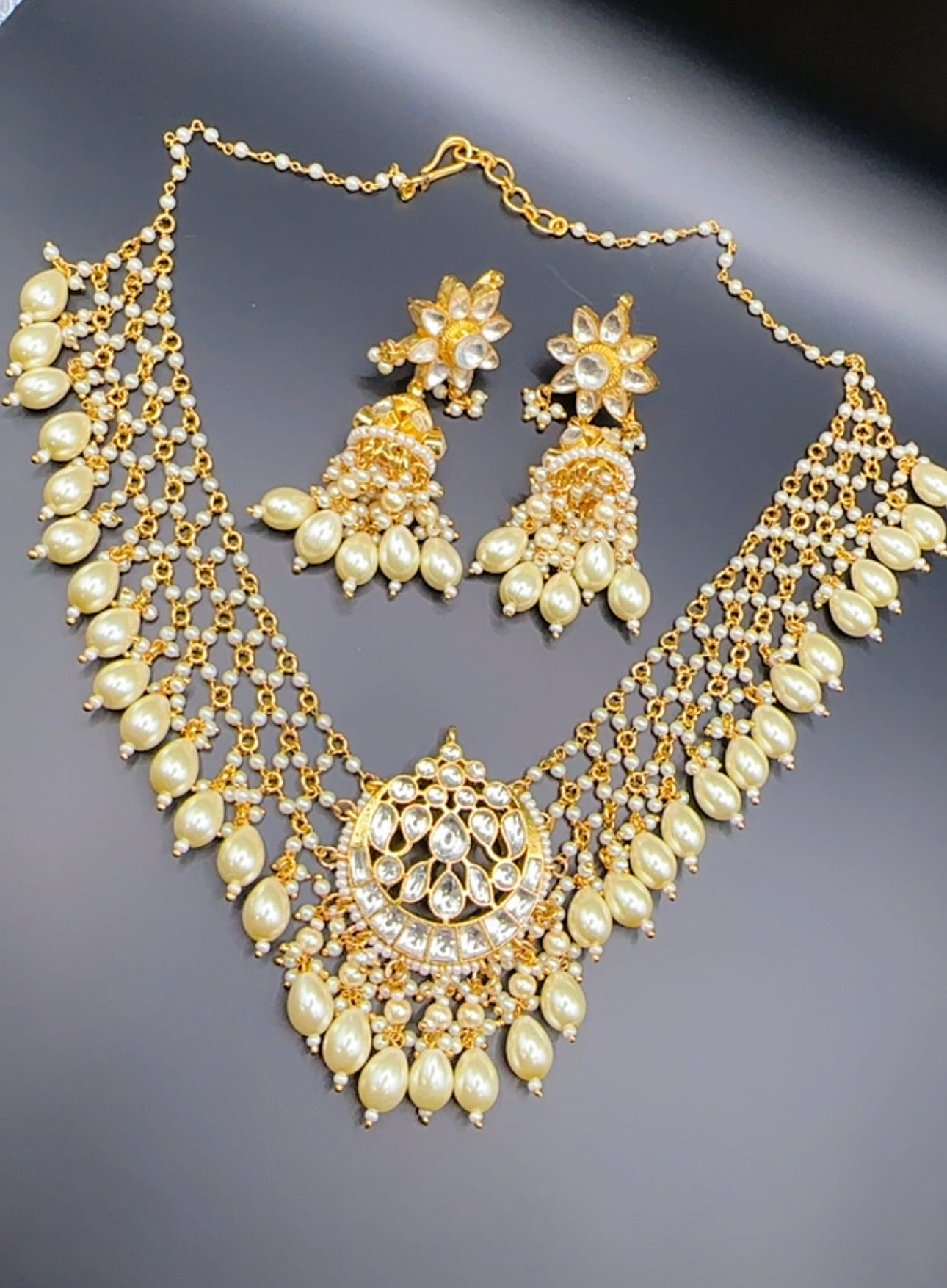 Pachi kundan set
