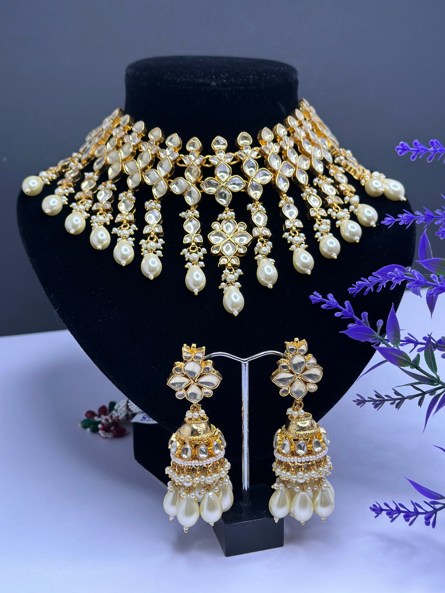 Pachi kundan set