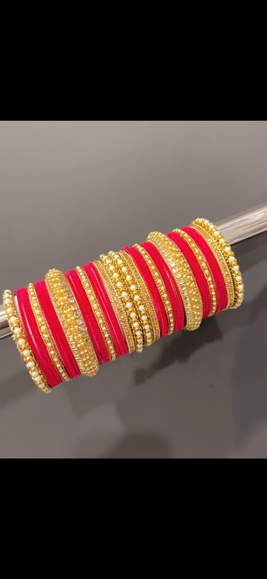 Red bangles set