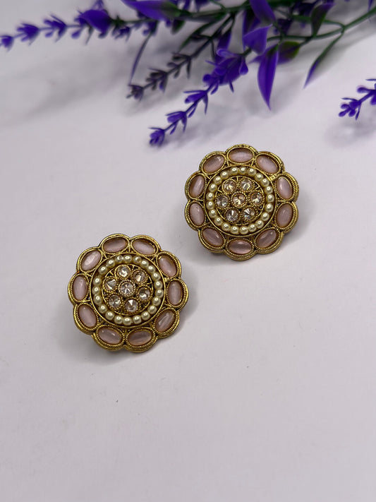 Studs pink colour