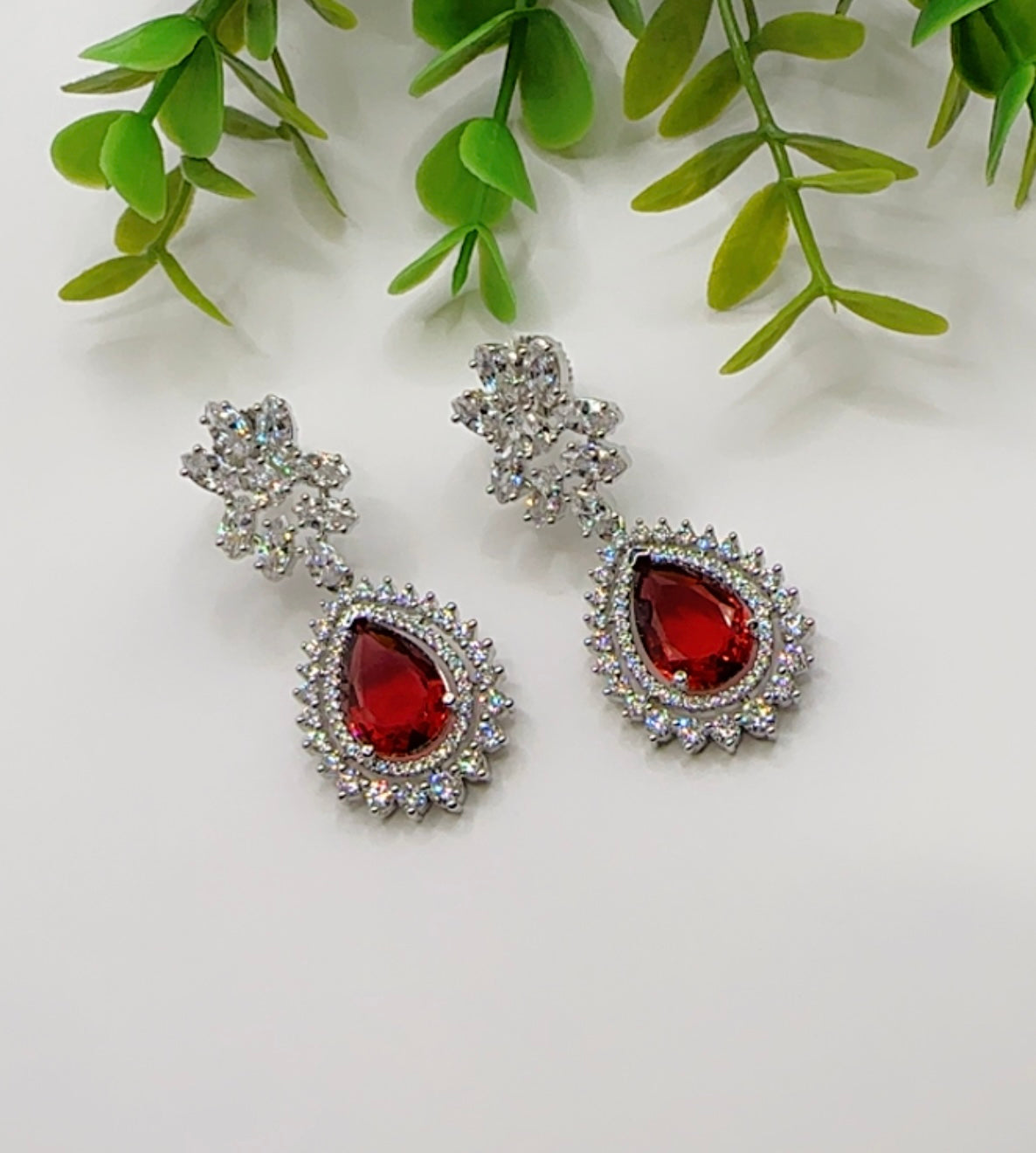 Mehroon earrings