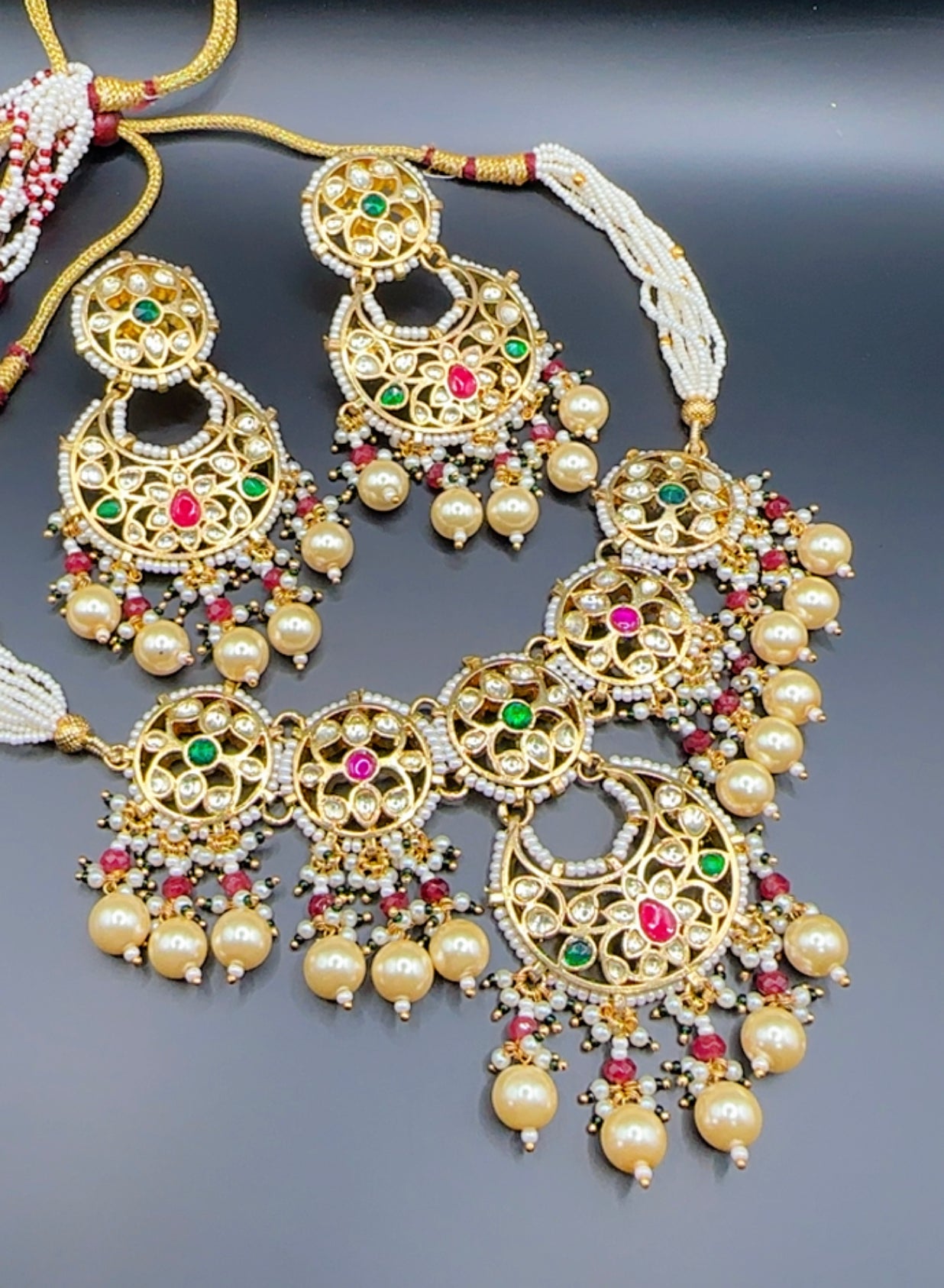 Pachi kundan set