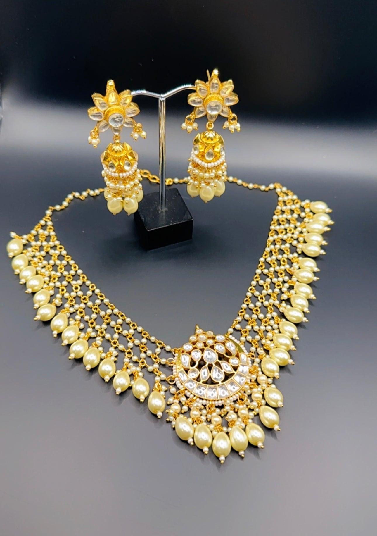 Pachi kundan set
