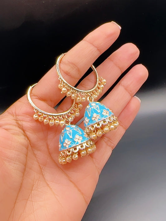 Jhumki hoops