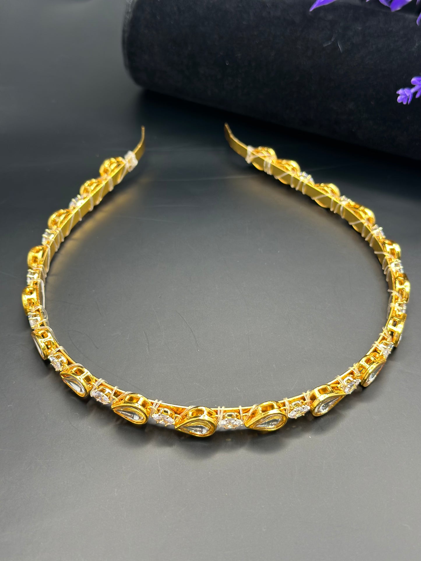 Kundan head band