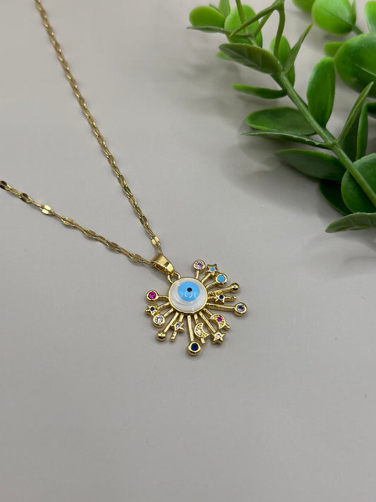 Evil eye necklace