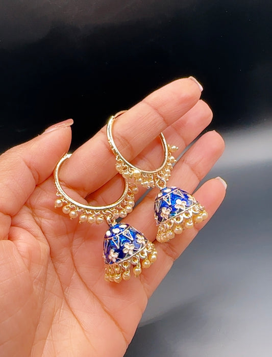 Jhumki hoops