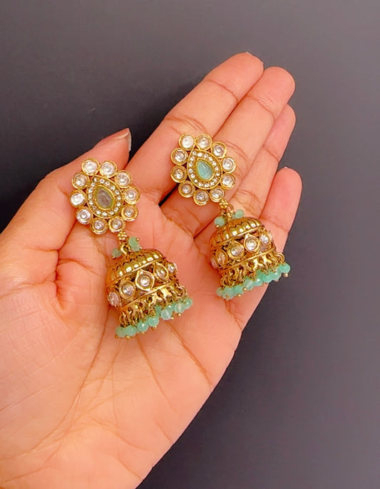 Kundan jhumki mint