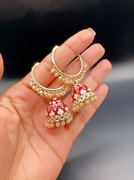 Jhumki hoops