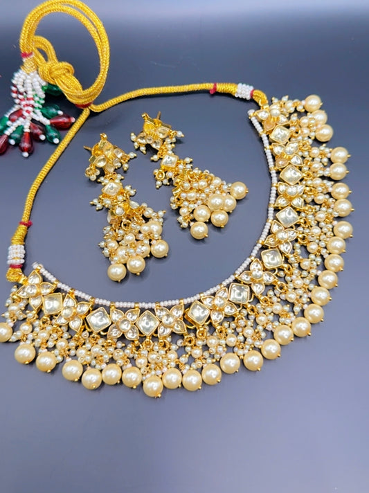 Pachi kundan set