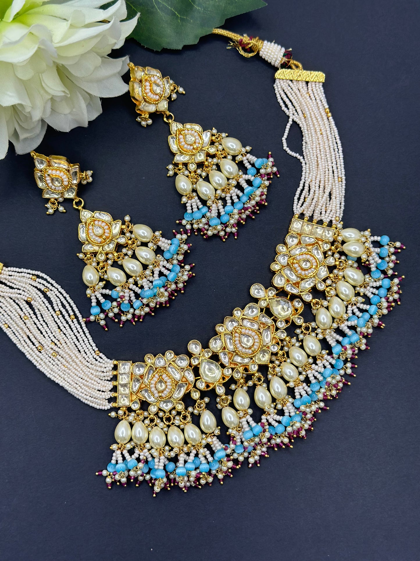 Pachi kundan set