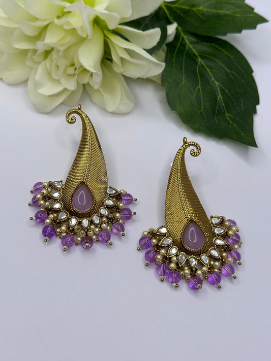 Kundan earrings