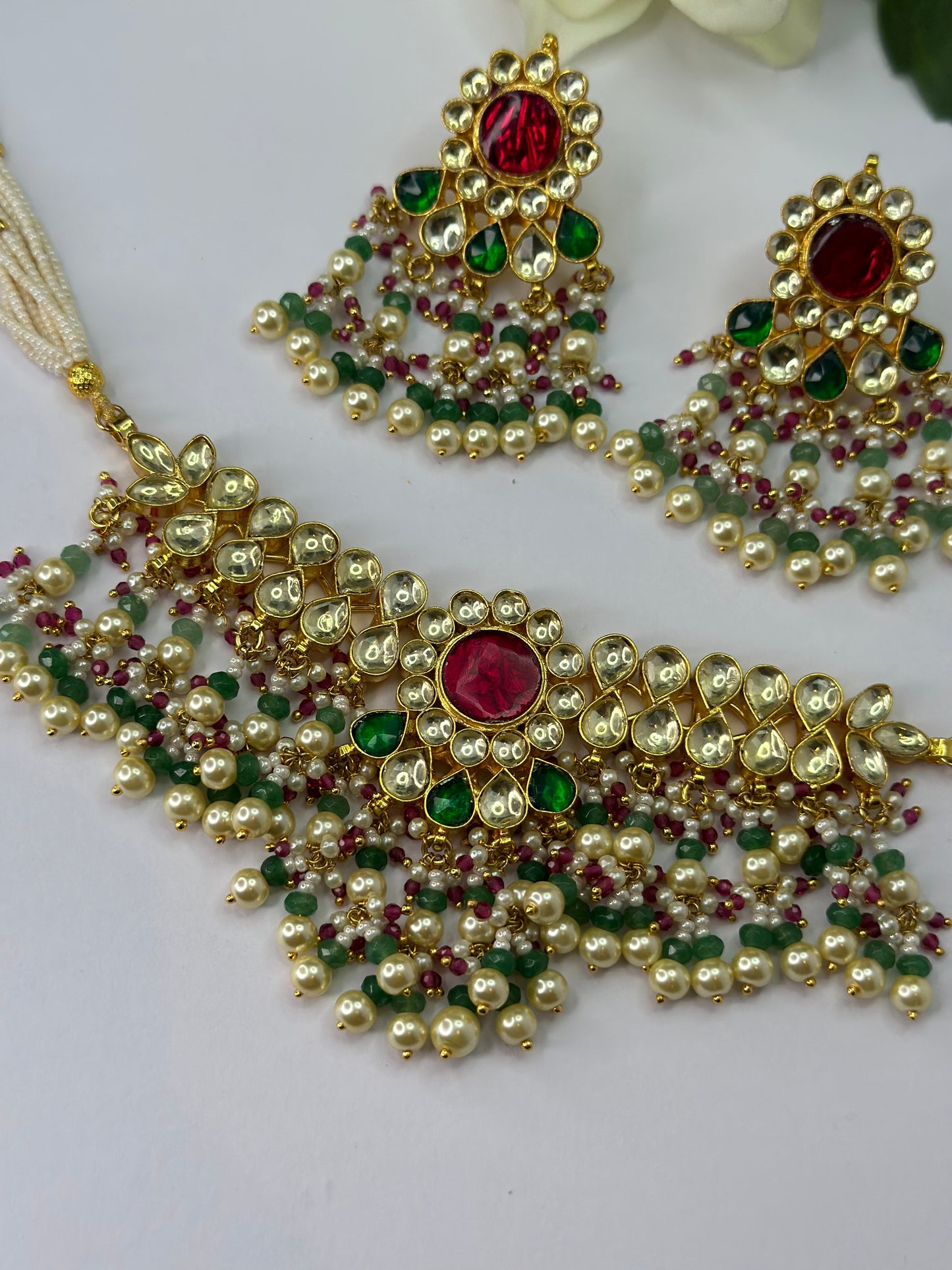 Pachi kundan set