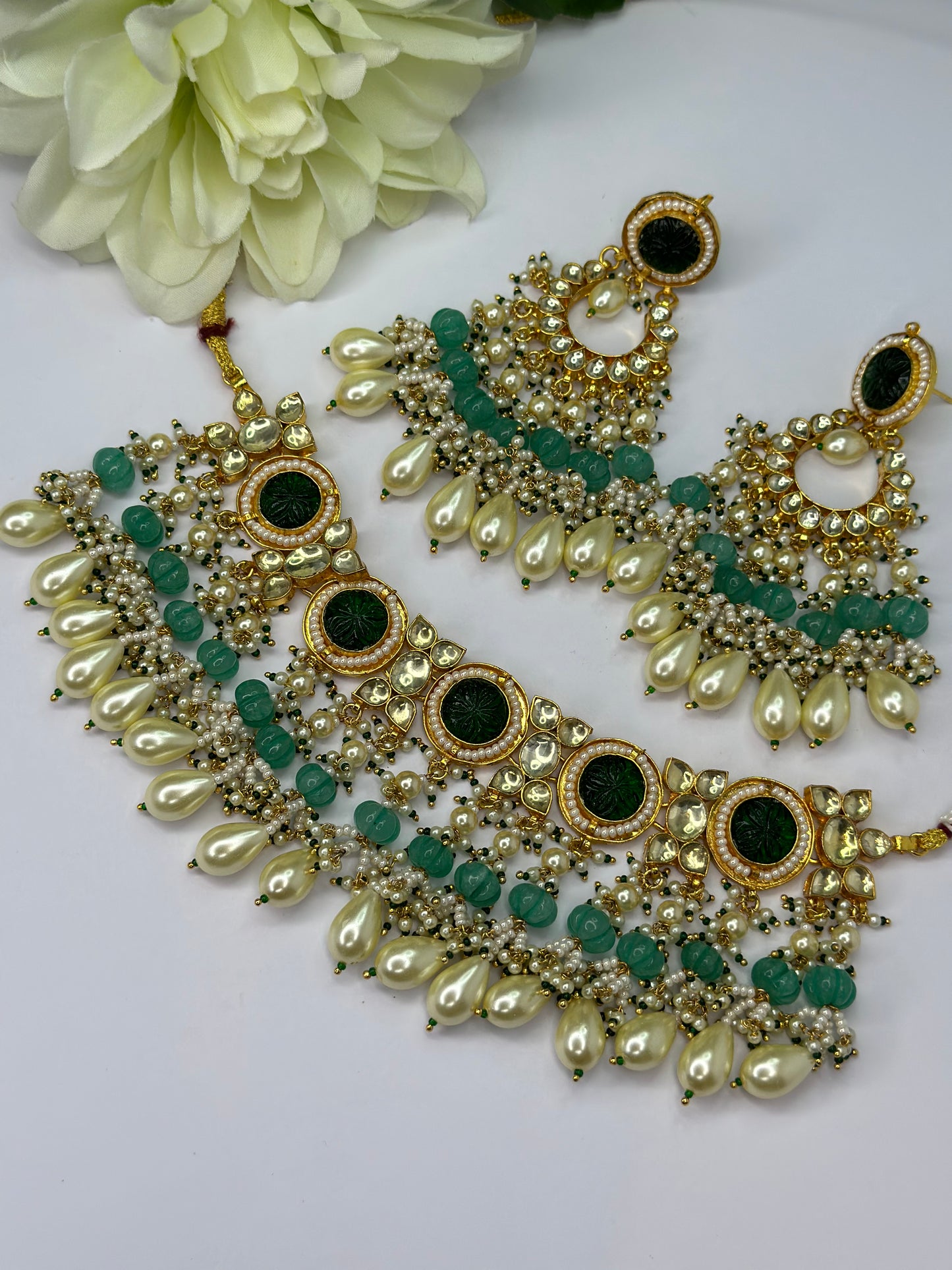 Pachi kundan set