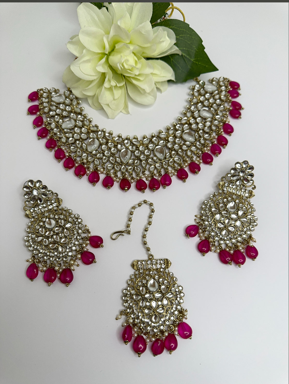 Kundan necklace set