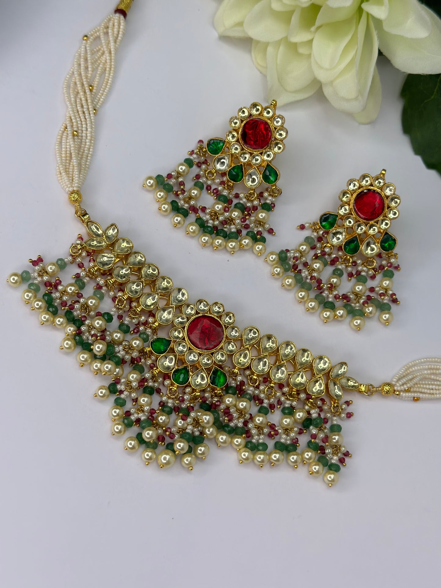 Pachi kundan set