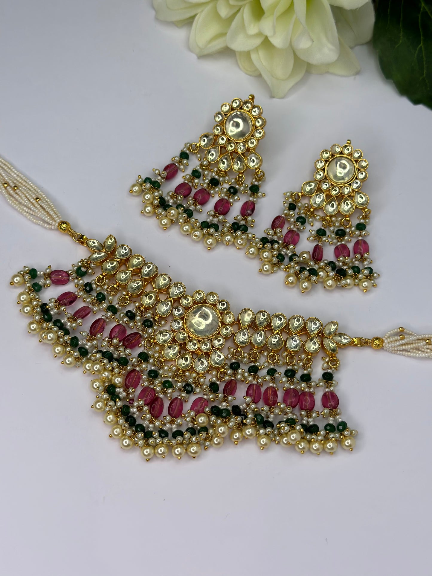 Pachi kundan set