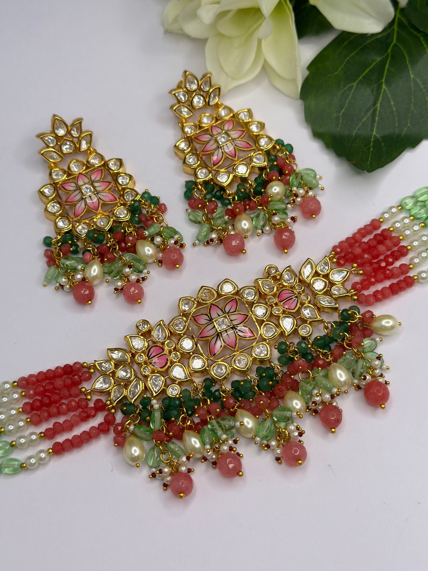 Uncut Polki kundan choker