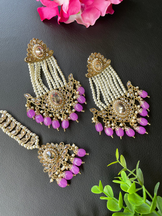 Tikka set in lavender colour