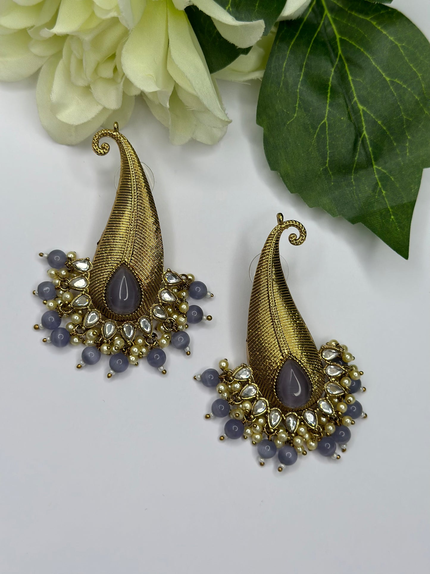 Kundan earrings