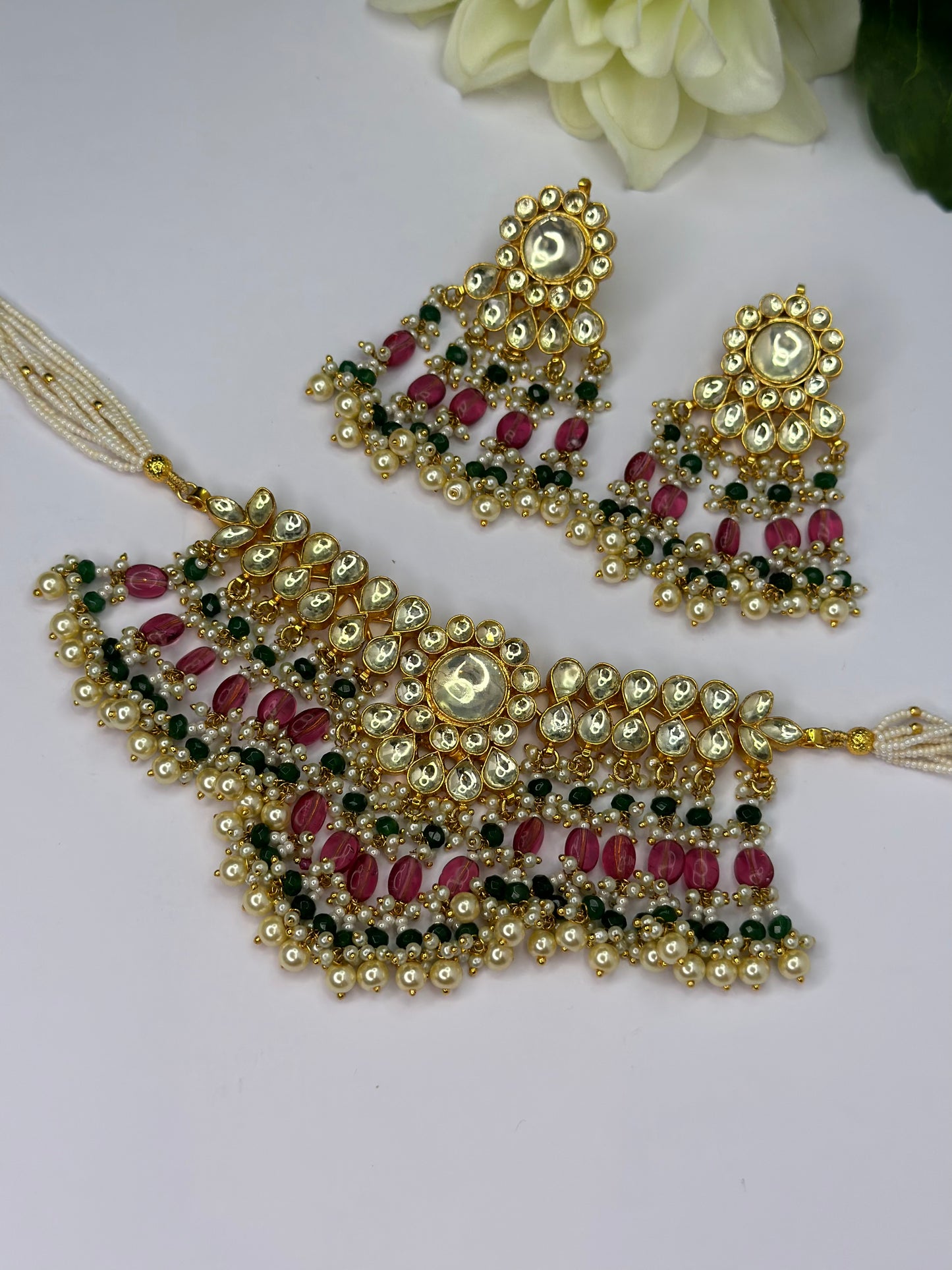 Pachi kundan set