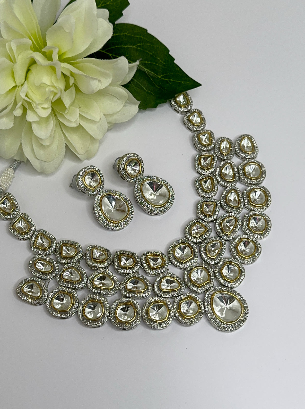 Uncut Polki kundan set