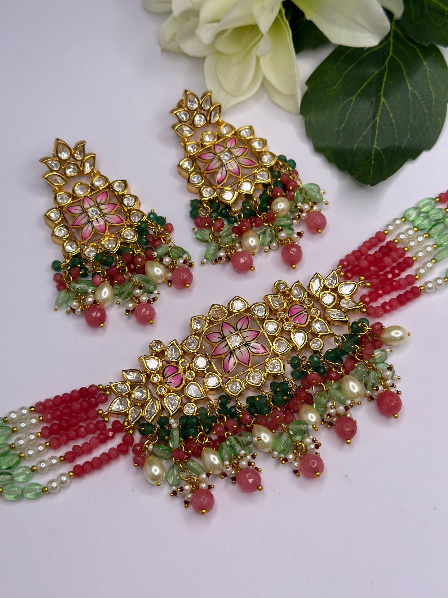 Uncut Polki kundan choker