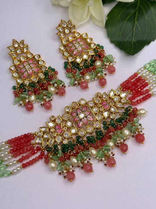 Uncut Polki kundan choker